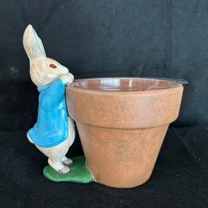 Beatrix Potter, vintage  2000 Teleflora Gift, Peter Rabbit planter.